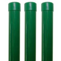 Tvoros stulpas 2.3m 48mm Žalias