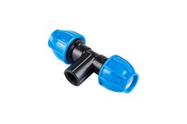 T-jungtis PE 25x3/4F vidinis sriegis 3/4 colio