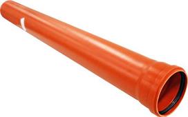 Vamzdis PVC 110x500 SN4 Ruda