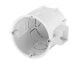 Montavimo dėžutė betonui 63mm 1 vieta Balta