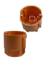 Montavimo dėžutė betonui, oranžinė, h-73mm, D68mm