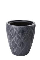 Gėlių vazonas Flow 40cm Juoda