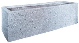 Gėlių vazonas Stiklo pluošto 65x18x20cm Šviesiai pilkas