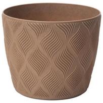 Gėlių vazonas Flow Petit Eco 15cm Ruda