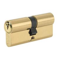Durų spynos cilindras 35x35 Auksinis 5 raktai