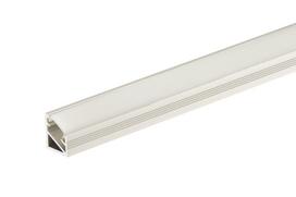 Kampinis profilis ALU LED juostai 14x16.5mm Sidabrinis 1m