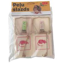 Pelės gaudyklė medinė, 2 vnt.