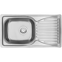 Virtuvės kriauklė AB 760x420x0.8mm Satino apdaila