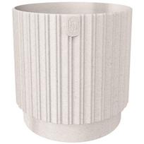 Gėlių vazonas Mika Cyli 26cm Eco Wood Baltas