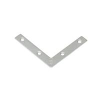 Kampas plokščias NA06 60x60x10x2.0 mm cinkuotas