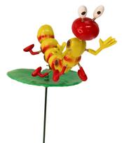 Sodo dekoracija GARDEN DECOR Kirmėlė ant pagaliuko 25 cm