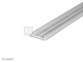 LED juostos profilis FIX12 Neanoduotas aliuminis