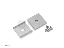 Led juostos profilio tvirtinimo elementas T Neanoduotas aliuminis