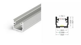Profilis LED juostai FLOOR12 Anoduotas 3m