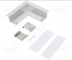Led juostos profilio kampinis sujungimas VARIO30-05 Anoduotas