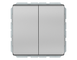 Perjungiklis VILMA STANDARD ST 150 2 klavišų Metalo spalvos