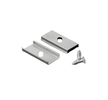 LED juostos profilio tvirtinimo elementas U1 Plieno spalvos