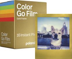 Polaroid pl. Color Film Go Gold Frame (2 pack) 16 vnt.