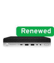 HP Renew Grade A | ProDesk 600 G4 Desktop Mini PC | Intel Core i3 | i3-8100T | 8GB | SSD | 128GB | Intel UHD Graphics 630 | Windows 11 | 12 month(s)