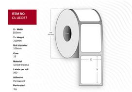 Label 102x210, Core 25,