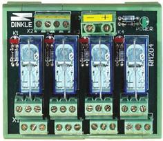 5A, 2 FORM C RELAY 24VDC x 4