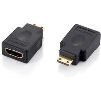 Equip - Mini HDMI Adapter - Mini HDMI Typ C (M) - HDMI Typ A (W) - Schwarz (118914)