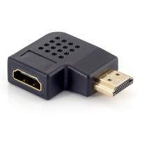 Equip - HDMI Adapter - 90° gewinkwelt - HDMI - HDMI, 19-polig (W) - HDMI, 19-polig (M) - schwarz (118910)