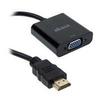 Akasa AK-CBHD15-20BK HDMI VGA Schwarz Kabelschnittstellen-/adapter (AK-CBHD15-20BK)
