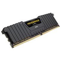 Corsair Vengeance LPX, 16GB (1 x 16GB), DDR4 DRAM, 3000MHz, C16, Black