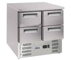 4 stalčių šaldytuvas su stalviršiu, Arktic, GN 1/1, 112L, 220-240V/143W, 900x700x(H)855mm