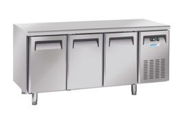 3 durų šaldytuvas su stalviršiu ir šoniniu šaldymo bloku, Arktic, GN 1/1, 230V/350W, 1800x700x(H)850mm