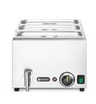 „Ranger“ rinkinys: marmitas su išleidimo čiaupu + 3x GN 1/3 su dangčiu, HENDI, GN 1/1, 230V/1000W, 605x332x(H)242mm