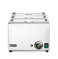 Rinkinys: marmitas HENDI RANGER + 3x GN 1/3 su dangčiu, HENDI, GN 1/1, 230V/1000W, 590x332x(H)242mm
