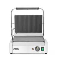 Kontaktinis grilis Panini, HENDI, rifliuotas viršus ir lygi apačia, 230V/2200W, 430x375x(H)216mm