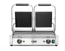 Dvigubas kontaktinis grilis Rifliuotas, HENDI, rifliuotas viršus ir apačia, 230V/3600W, 570x375x(H)216mm