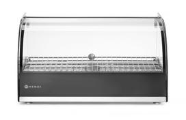 Šildymo vitrina, HENDI, vieno lygio, Juodas, 220-240V/800W, 554x376x(H)311mm