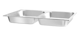 Indas maistui GN 1/1, padalintas, HENDI, 7,5L, 530x325x(H)65mm