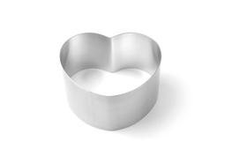 Širdelės formos konditerinė forma, HENDI, 4 vnt., (H)80mm