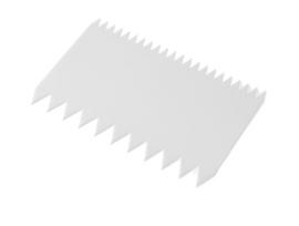 Stačiakampio formos tešlos gremžtukas-šukos – 6 vnt. komplektas, HENDI, 6 vnt., 110x72mm