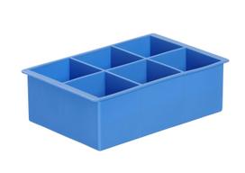 XL dydžio ledo kubelių forma, BarUp, Mėlynas, 170x110x(H)52mm