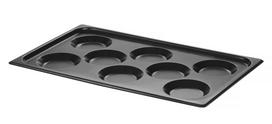 Kepimo skarda su nelimpančia danga „CONVECTOMAT EGPLATE“, HENDI, GN 1/1, Juodas, 530x325x(H)26mm