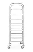 Vežimėlis indaplovių krepšiams vežti - 7 x 500x500 mm, HENDI, 615x560x(H)1710mm