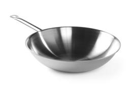 Wok keptuvė 3-ply be dangčio, HENDI, ⌀360x(H)100mm