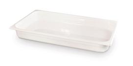 GN talpykla 1/1 iš balto polikarbonato, HENDI, GN 1/1, 9L, Balta, 530x325x(H)65mm