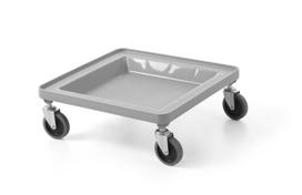 Vežimėlis 500 × 500 mm universaliems krešiams, AmerBox, Šviesiai pilkas, 500x500x(H)180mm