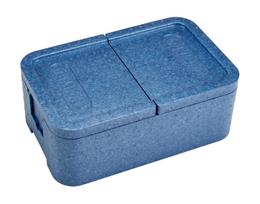 2 kamerų termoizoliacinis konteineris Cam GoBox, Cambro, Mėlynas, 437x276x(H)175mm