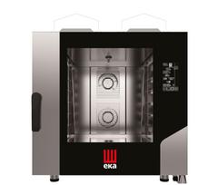 Konvekcinė garų krosnelė „Millennial Black Mask Bakery“, 6 × 600 × 400 mm – su elektroniniu valdymu, dujinė, Tecnoeka, 230V/500W, 13,5kW, 850x1035x(H)951mm