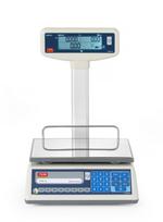 LCD pinigų sumą spausdinančios svarstyklės su stovu ir legalizacija, EGE serija, 15 kg, TEM, 325x377x(H)394mm