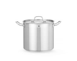 Aukštas puodas su dangčiu, HENDI, Profi Line, 10L, ⌀240x(H)220mm