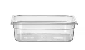 GN talpykla 1/2 Profi Line iš polipropileno, HENDI, Profi Line, GN 1/2, 6,5L, Permatomas, 325x265x(H)100mm